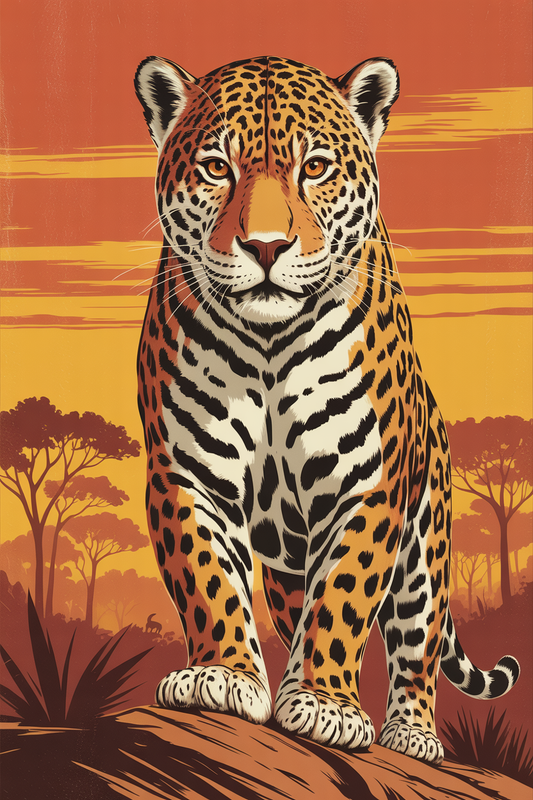 Plakat Jaguar Retro